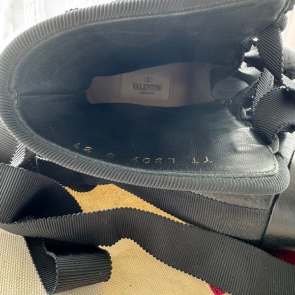 VALENTINO Boots 'NEW' - Ballerina Black Lace-Up - EU 37 - Picture 11 of 15